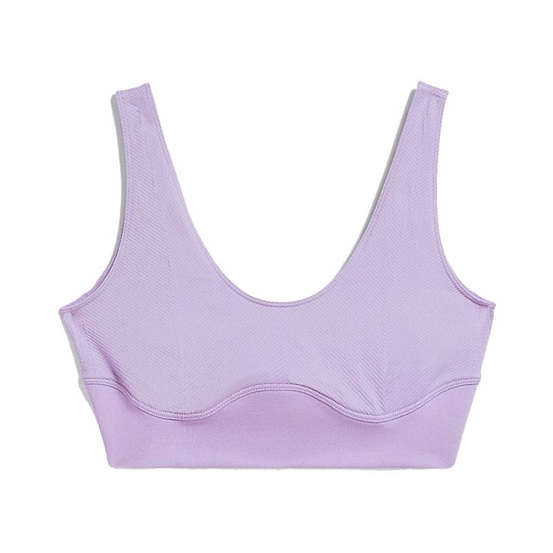 Спортивный топ adidas Ivy Park Knit Scoop Bra Dust Purple/Purple Glow