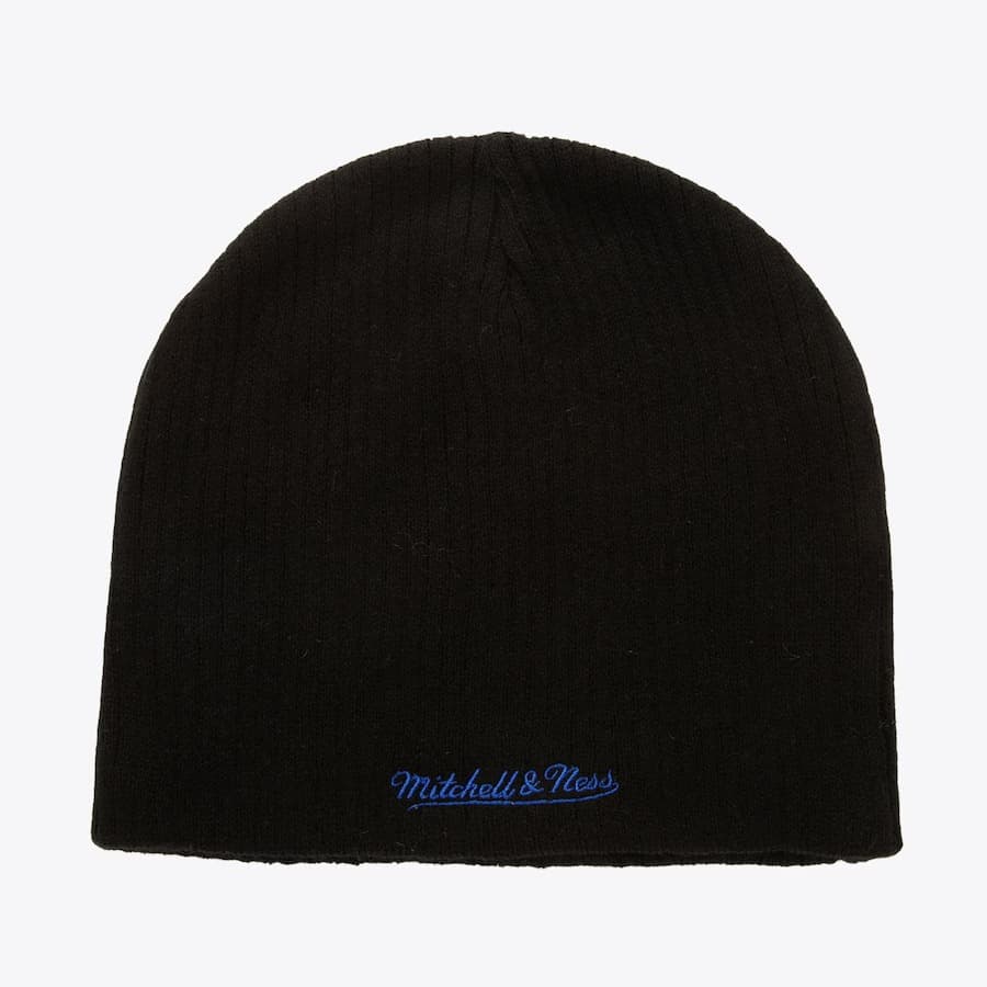 Шапка Mitchell & Ness Black Los Angeles Dodgers Varsity Patch Knit Beanie