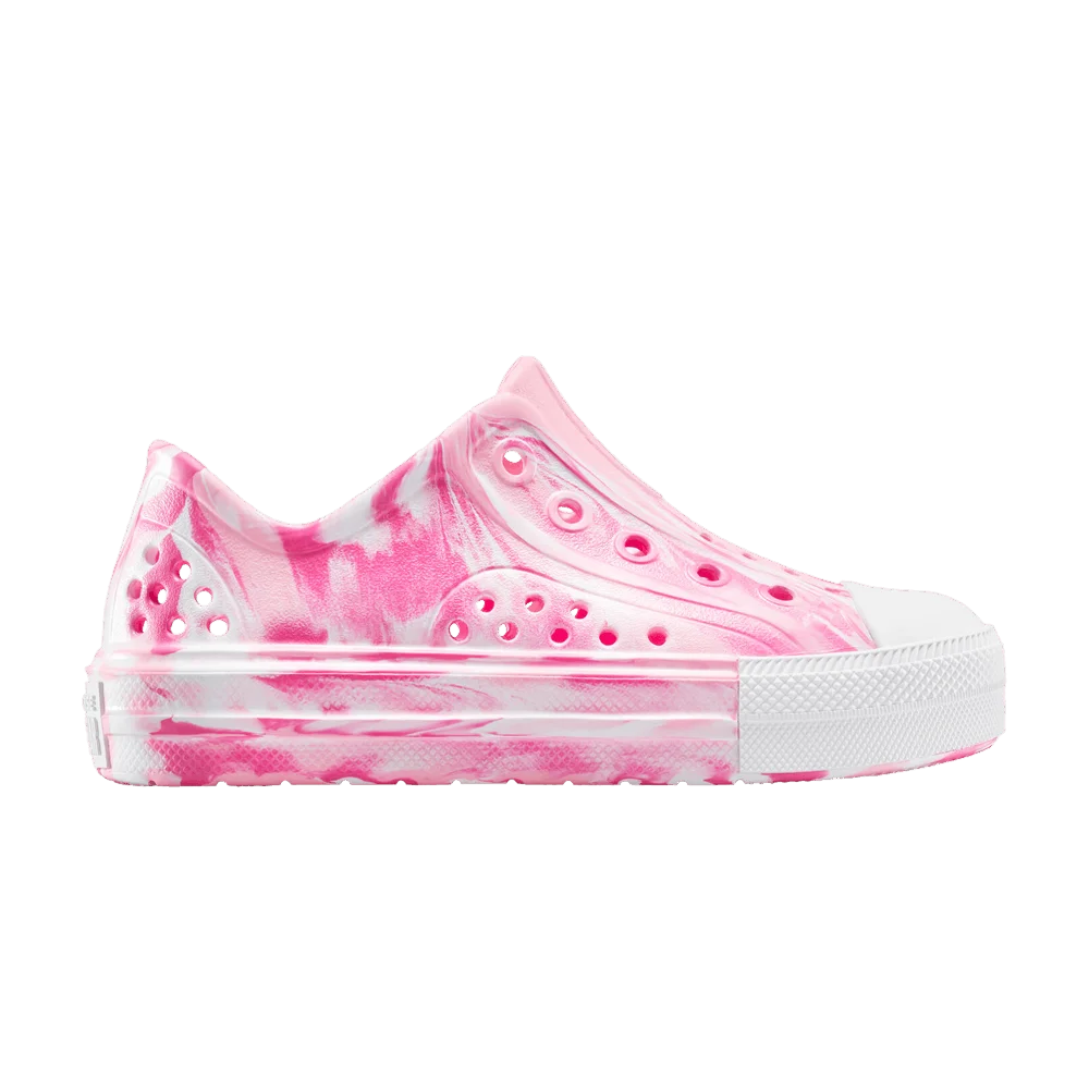 Кроссовки Converse Chuck Taylor All Star Play Lite CX Low PS 'Tie-Dye - Chaos Fuchsia'
