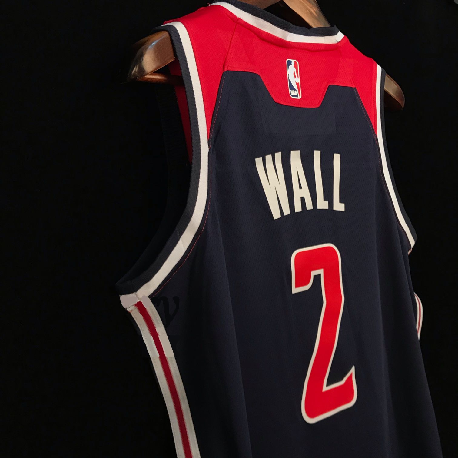Баскетбольная джерси 2017-18 John Wall Washington Wizards #2 Statement Navy