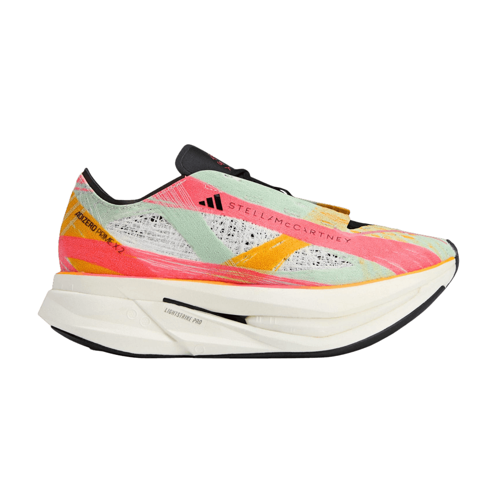 Кроссовки Stella McCartney x adidas Wmns Adizero Prime X 2.0 Strung 'Linen Green Core Pink'