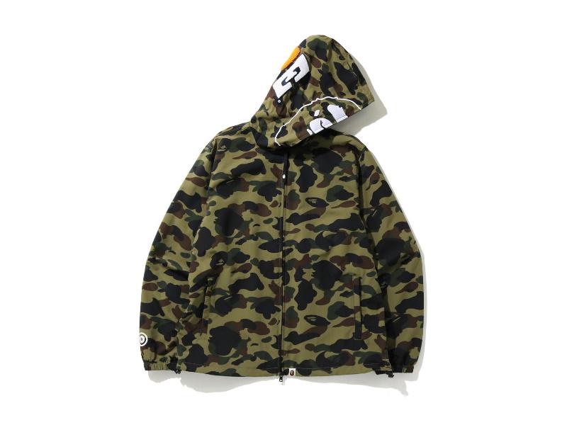 Куртка с капюшоном BAPE 1st Camo 2nd Ape Full Zip Hoodie Jacket Green