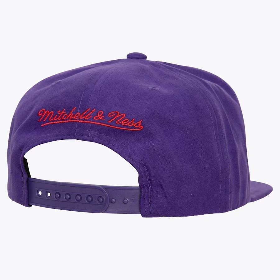 Бейсболка Mitchell & Ness Purple Toronto Raptors Hardwood Classics Sweet Suede Snapback Hat