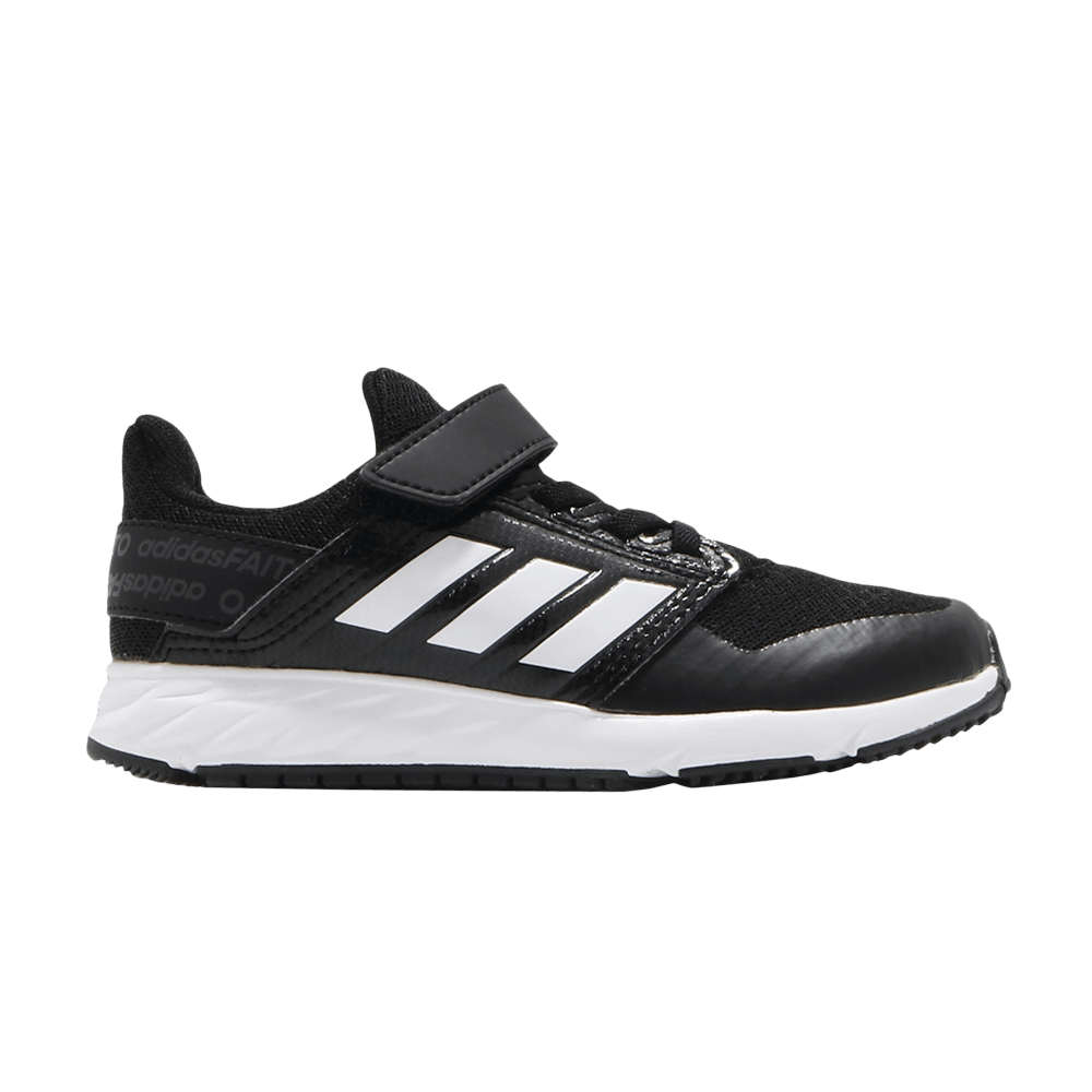 Кроссовки Adidas FortaFaito EL J 'Black White'