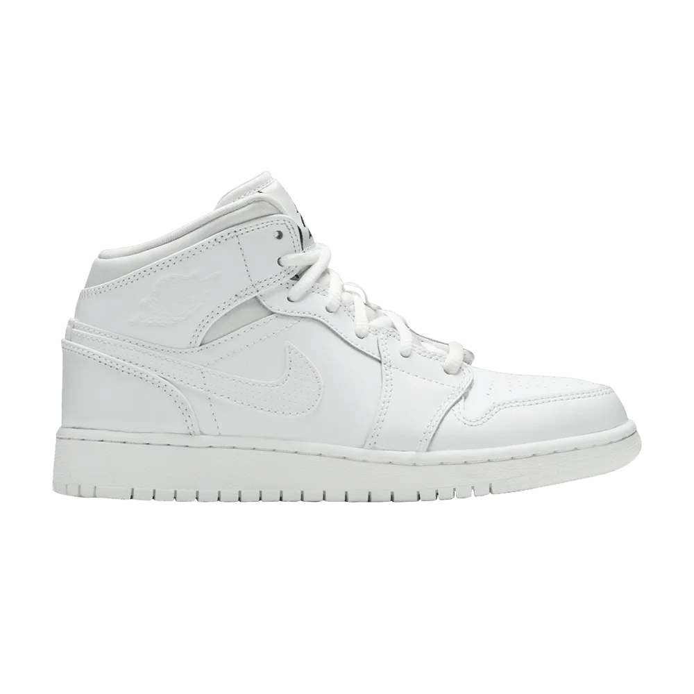 Krossovki-Air-Jordan-1-Retro-Mid-GS-White
