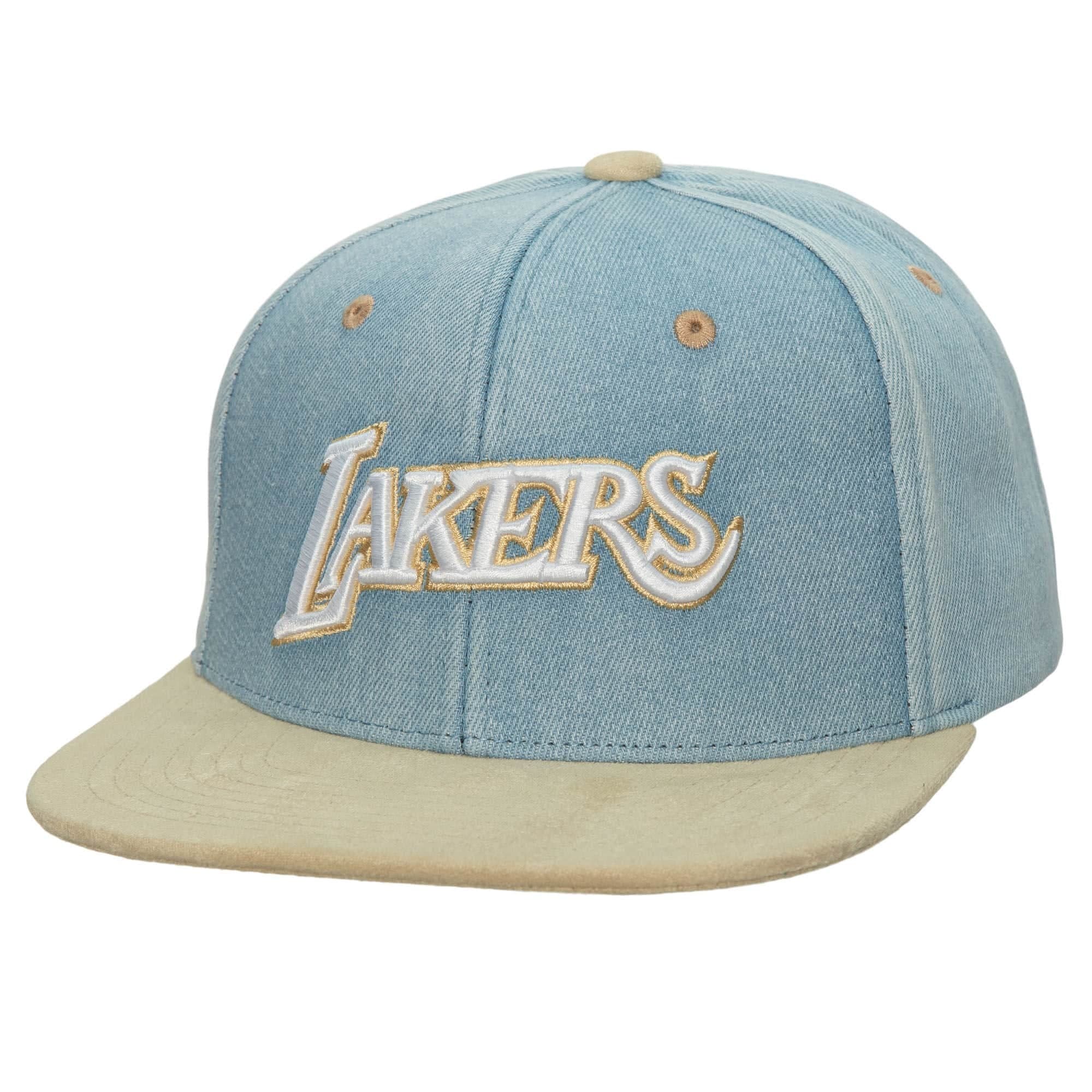 Бейсболка Mitchell & Ness Blue Jean Baby Snapback HWC Los Angeles Lakers Hat