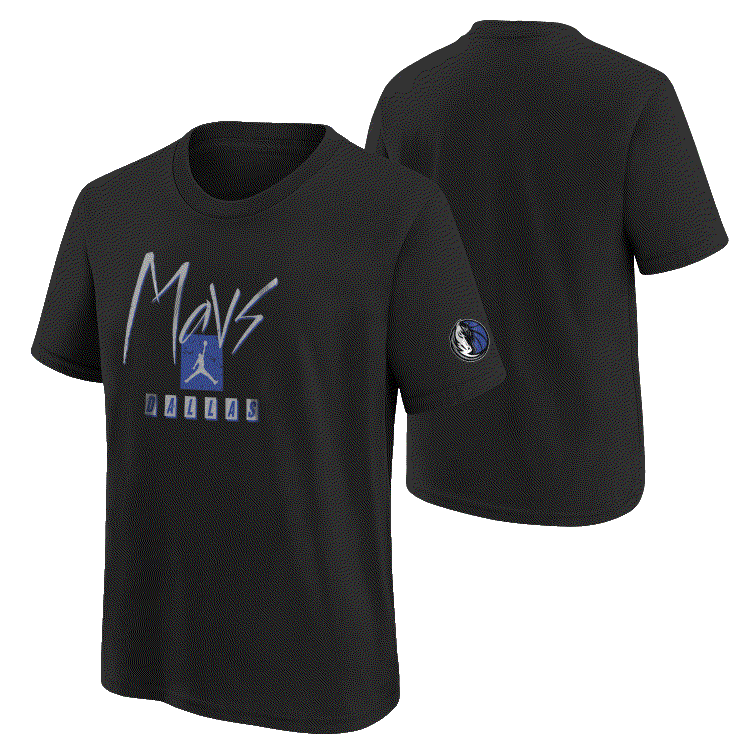 Баскетбольная футболка Nike Dallas Mavericks 2024 City Edition Courtside 1 Youth NBA T-Shirt