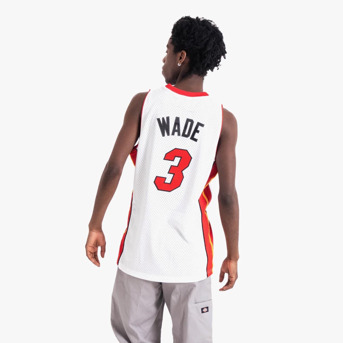 Баскетбольная джерси 2005-06 Miami Heat Dwyane Wade #3 Swingman Hardwood Classic White Jersey