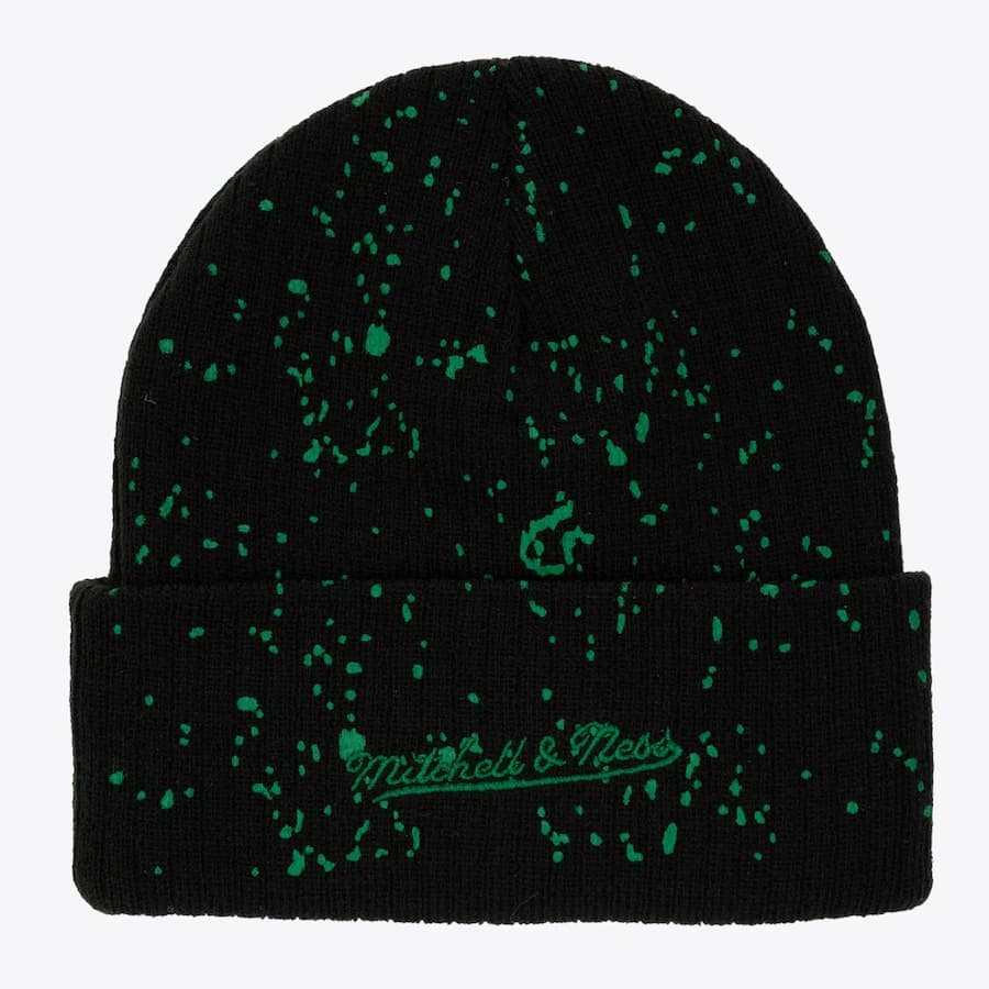 Шапка Mitchell & Ness Black Dallas Stars Nep Cuffed Knit Hat