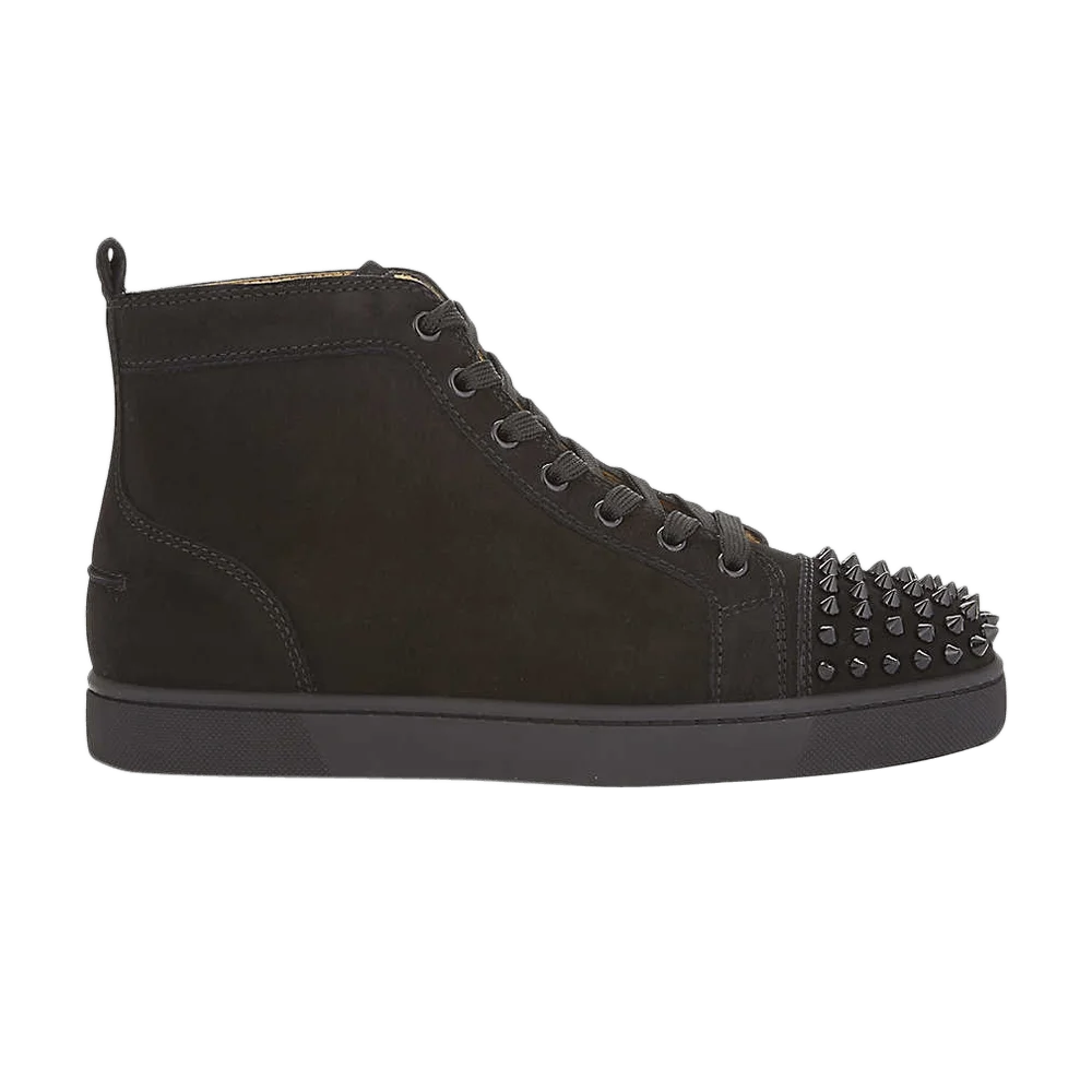 Krossovki-Christian-Louboutin-Louis-Flat-Calf-Spikes-Black-Suede