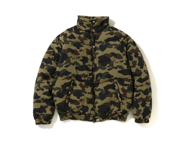 Куртка BAPE 1st Camo Down Jacket (FW18) Green