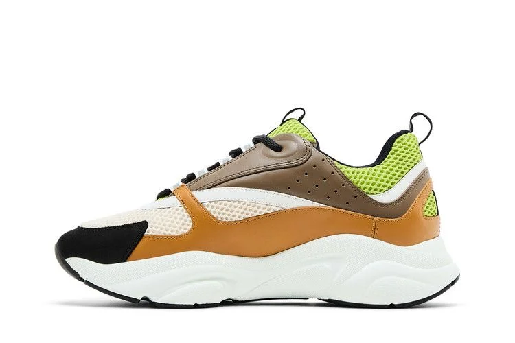 Кроссовки Dior B22 'Ebony Camel Yellow'