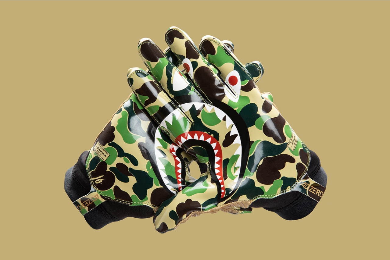 Перчатки BAPE x adidas Adizero 8.0 Gloves Green