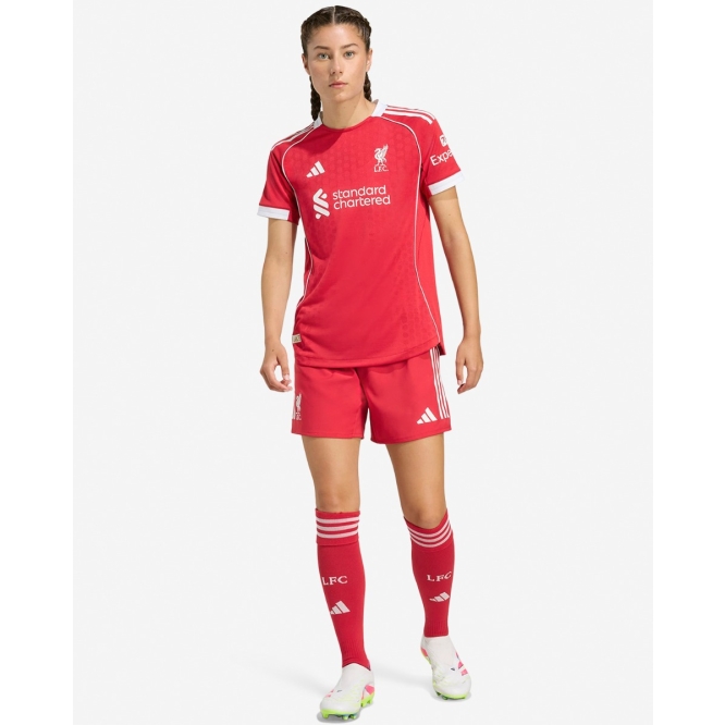 Женское футбольное джерси Liverpool FC adidas Womens 25/26 Authentic Home Jersey