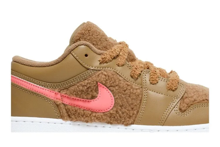 Кроссовки Air Jordan 1 Low Utility GS 'Teddy Bear'