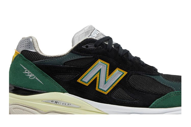 Кроссовки New Balance 990v3 Made In USA 'Black Green'