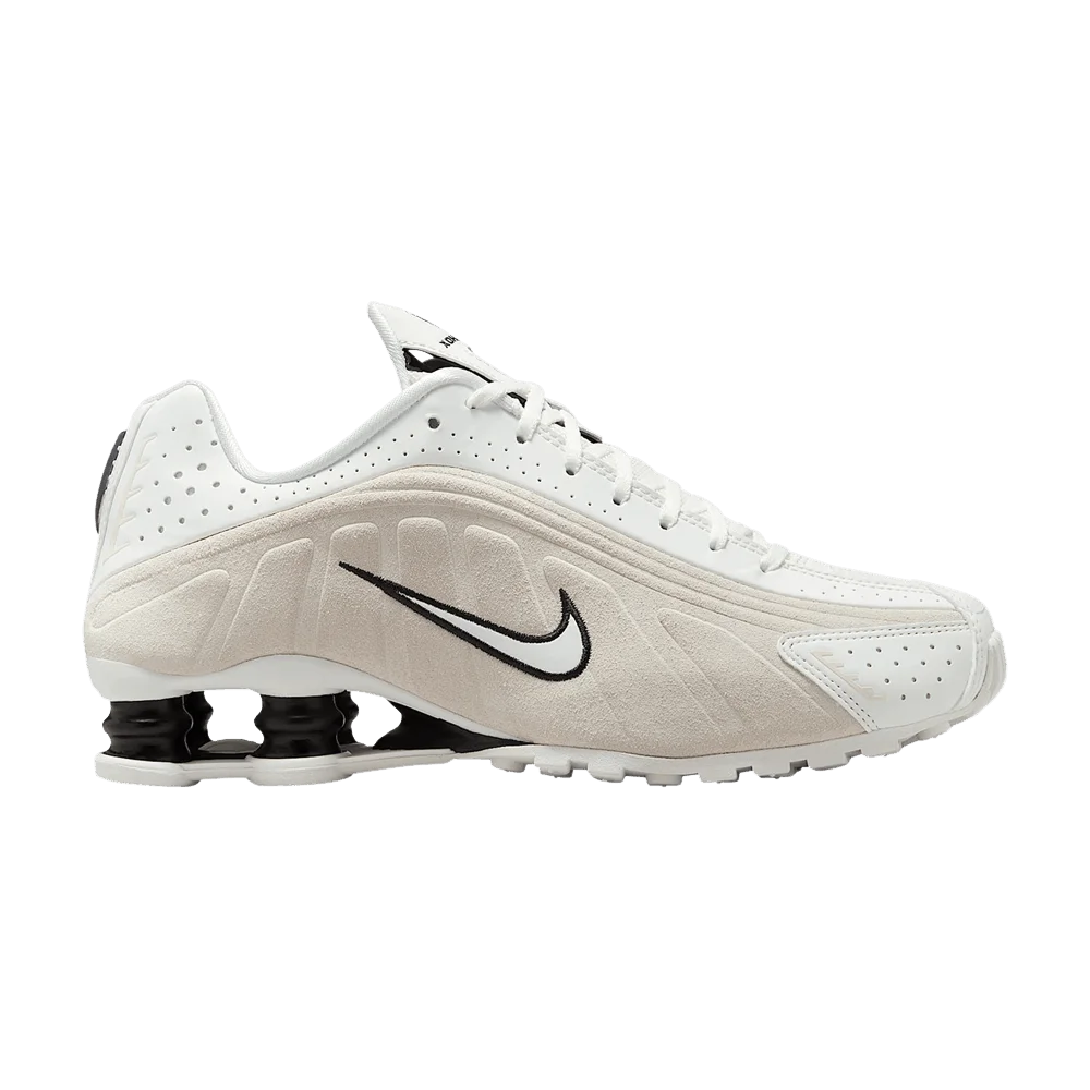 Krossovki-Nike-Wmns-Shox-R4-Summit-White-Light-Orewood-Brown