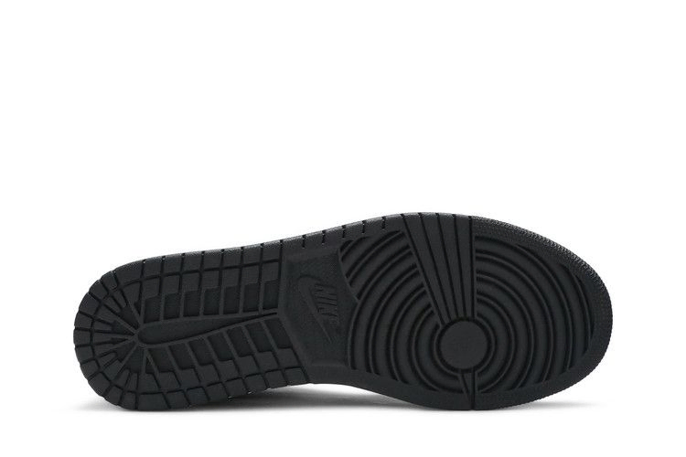 Кроссовки Air Jordan 1 Low 'Brushstroke Swoosh - Black Red'