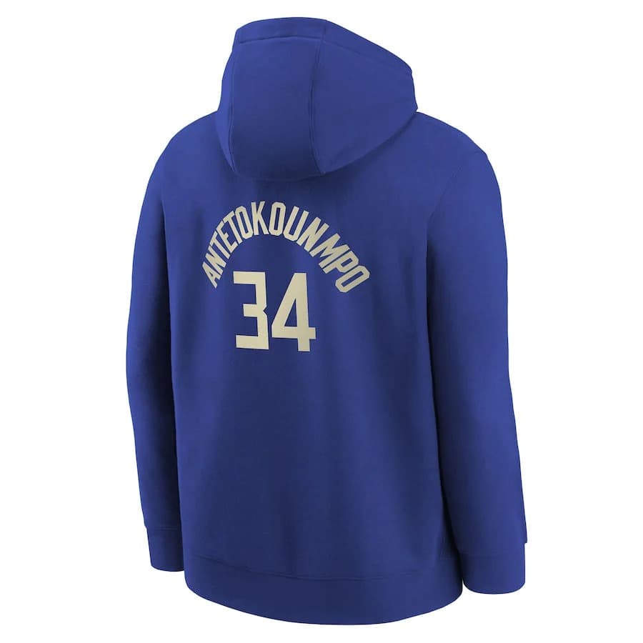 Худи Nike Giannis Antetokounmpo Milwaukee Bucks 2024 City Edition NBA Youth Hoodie