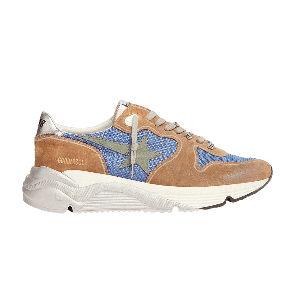 Кроссовки Golden Goose Running Sole 'Tobacco Denim Blue'