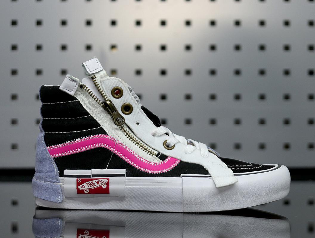 Кроссовки Vans Sk8-Hi Cap Black Azalea Pink