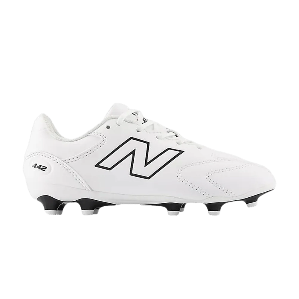 Krossovki-New-Balance-442-Team-FG-V3-Big-Kid-White-Black