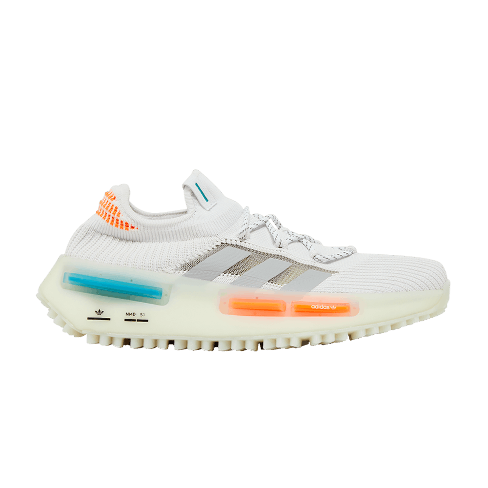 Кроссовки adidas NMD_S1 'White Orange Teal'