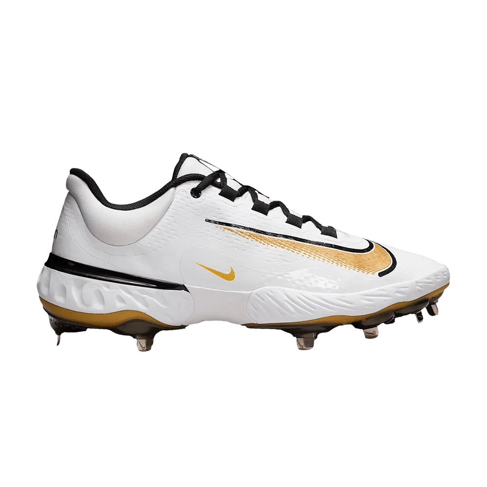 Krossovki-Nike-Alpha-Huarache-Elite-4-Low-White-Black-Gold