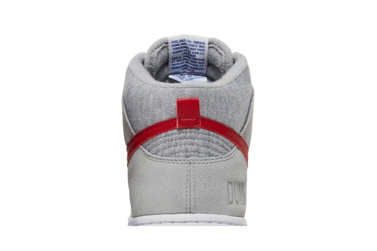 Кроссовки Nike Dunk High SE 'Athletic Club - Light Smoke Grey Gym Red'