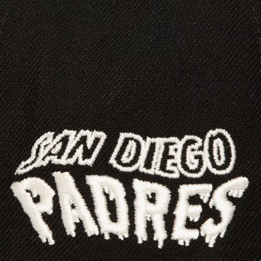 Бейсболка Mitchell & Ness Black San Diego Padres Snapback Hat