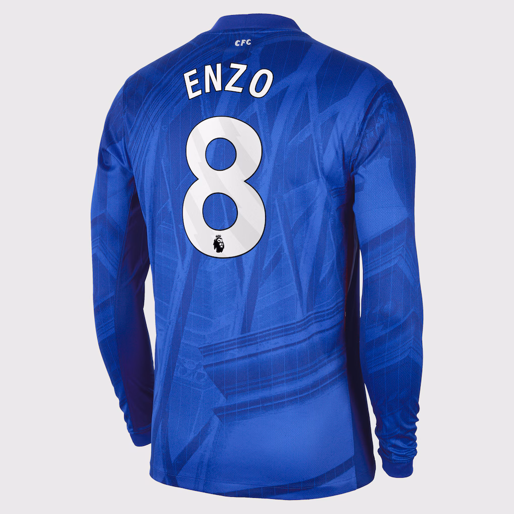 Футбольный лонгслив Chelsea Nike Home Stadium Long Sleeve Shirt 2025-26 Enzo 8