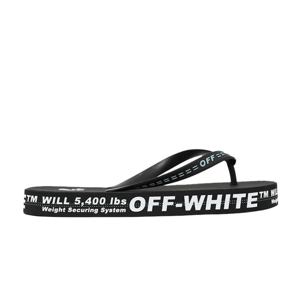 Кроссовки Off-White Industrial Flip Flops 'Weight Securing System - Black'