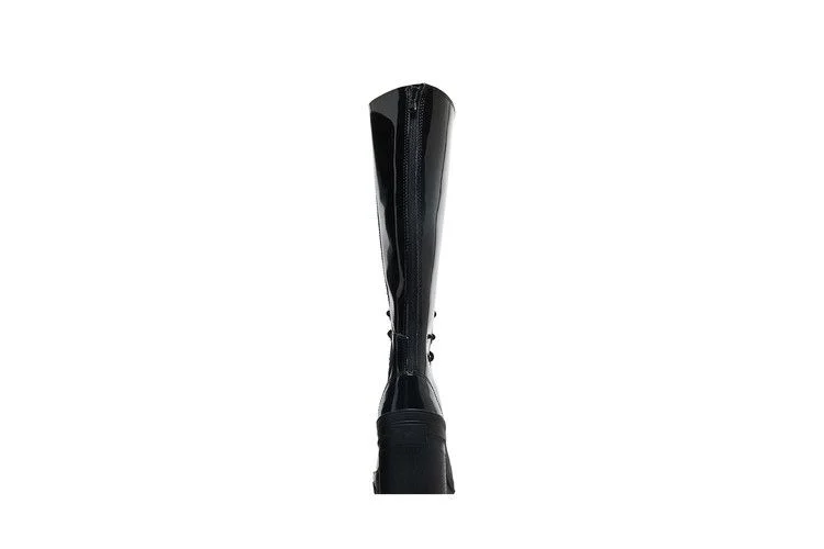 Кроссовки Converse Wmns Chuck 70 De Luxe Heel XX Platform High 'Triple Black Patent'