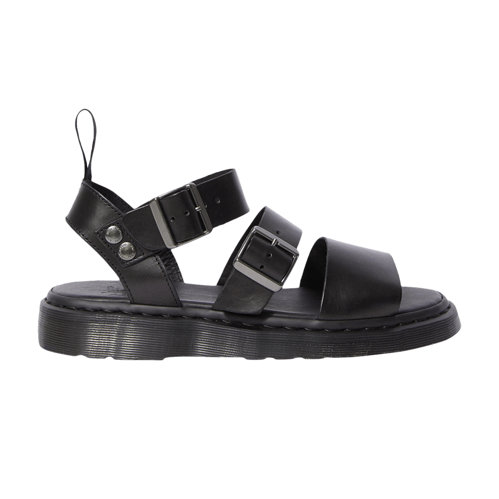 Dr. Martens Gryphon Brando Leather Gladiator Sandals 'Black'