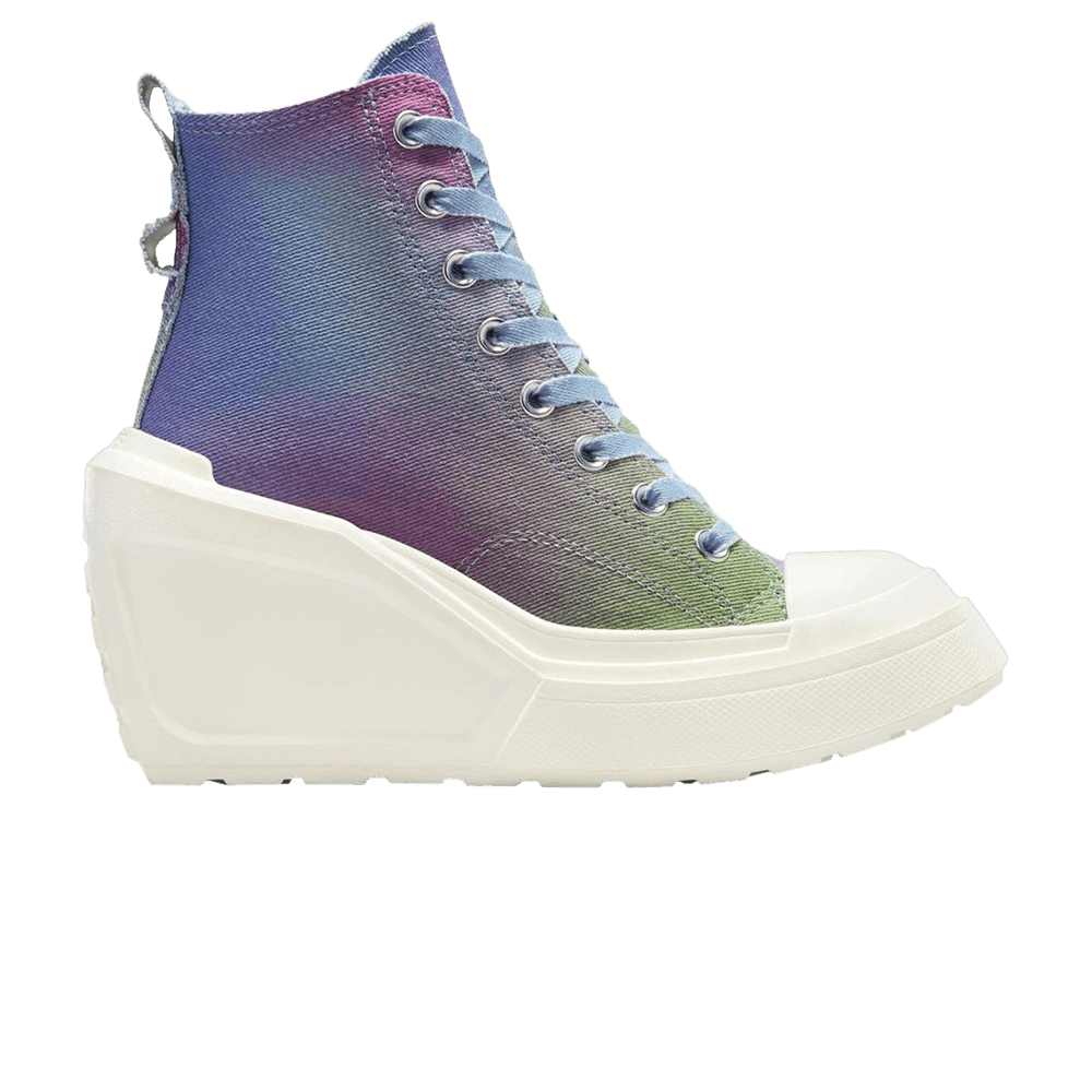 Кроссовки Converse Wmns Chuck 70 De Luxe Wedge Platform High 'Denim Ombre'
