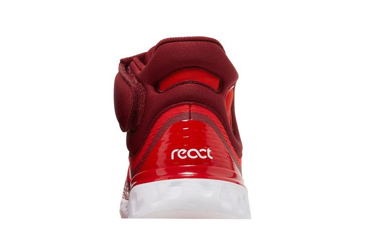 Кроссовки Nike Alpha Huarache Elite 4 Mid 'University Red White'