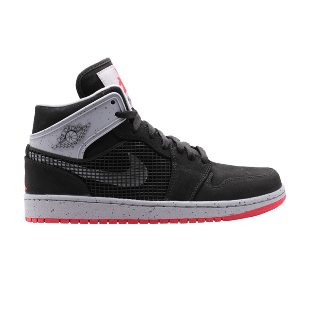Кроссовки Air Jordan 1 Retro 89 'Black Fire Red Cement'