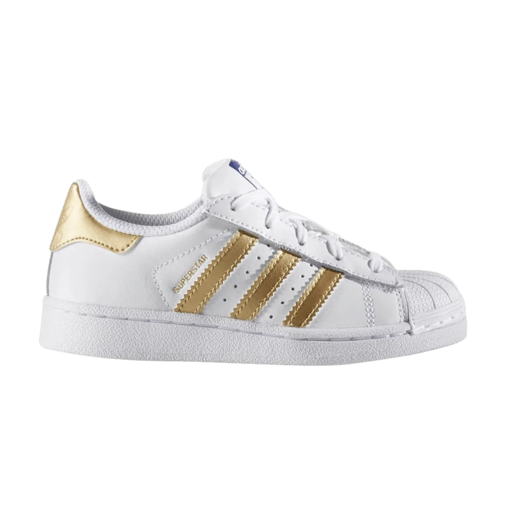 Кроссовки Adidas Superstar C 'White Gold Metallic'