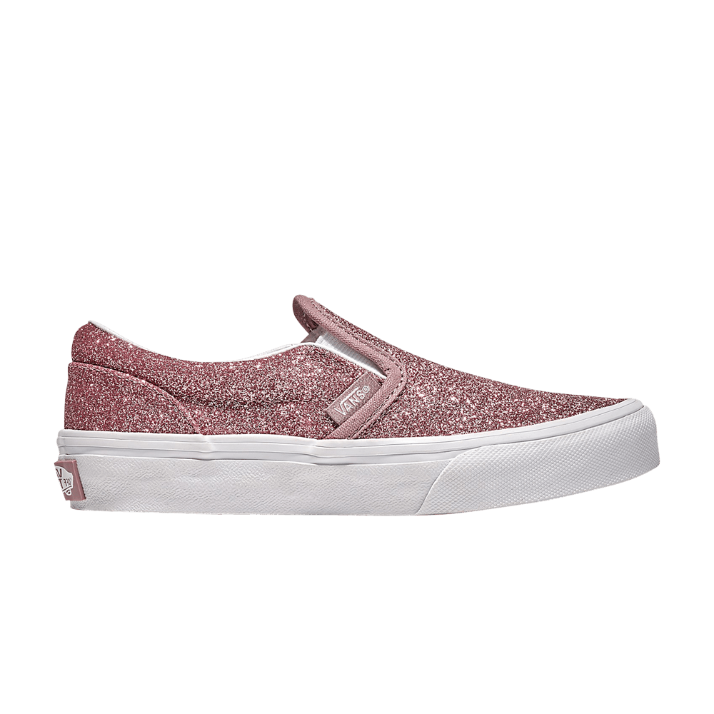 Кроссовки Vans Classic Slip-On Kids 'Rose Gold Glitter'