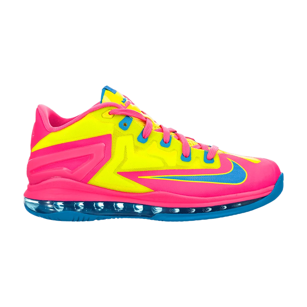 Krossovki-Nike-LeBron-11-Max-Low-GS-Volt-Hyper-Pink