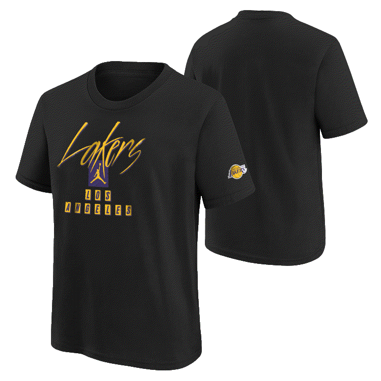 Баскетбольная футболка Nike Los Angeles Lakers 2024 City Edition Courtside 1 Youth NBA T-Shirt