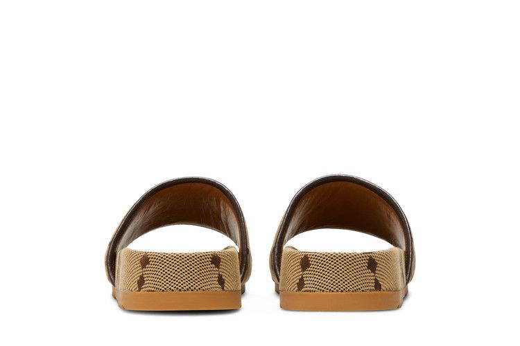 Сандалии Gucci GG Canvas Slide Sandal 'Camel Monogram'