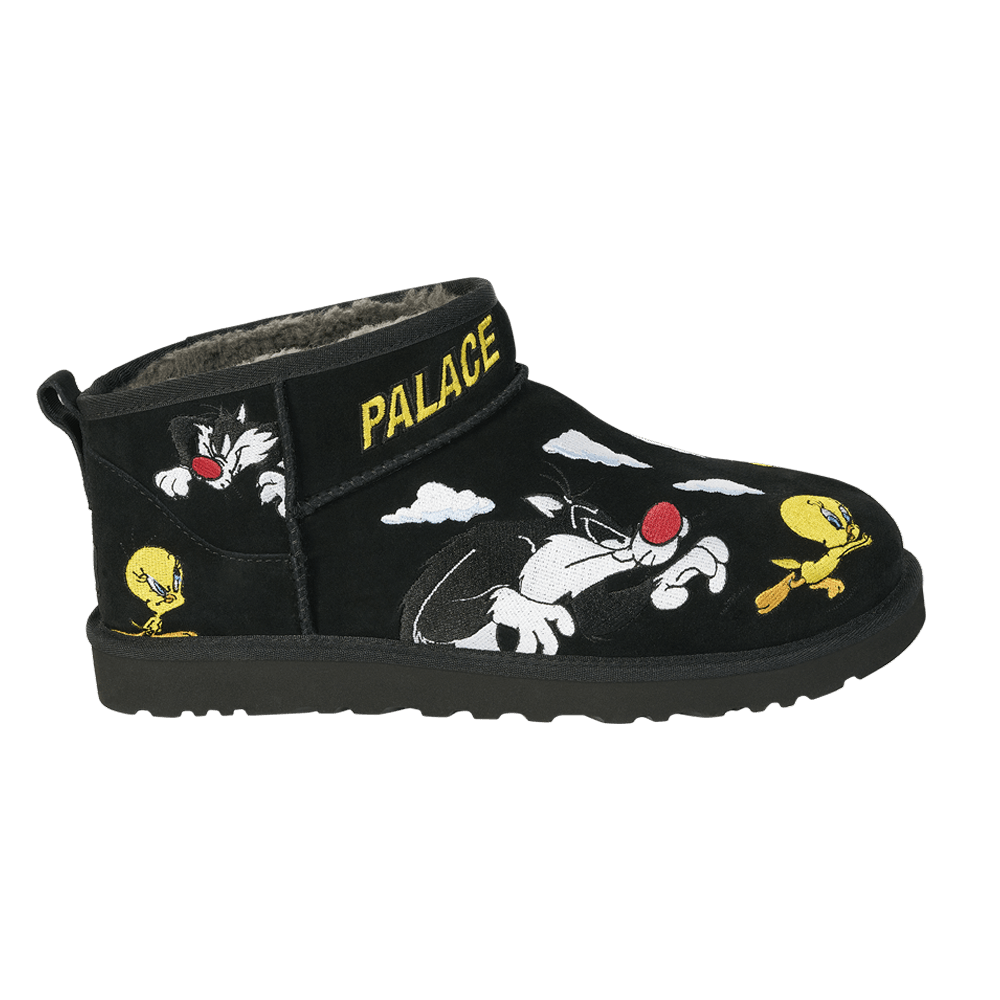 Palace x Looney Tunes x UGG Classic Ultra Mini Boot 'Black'