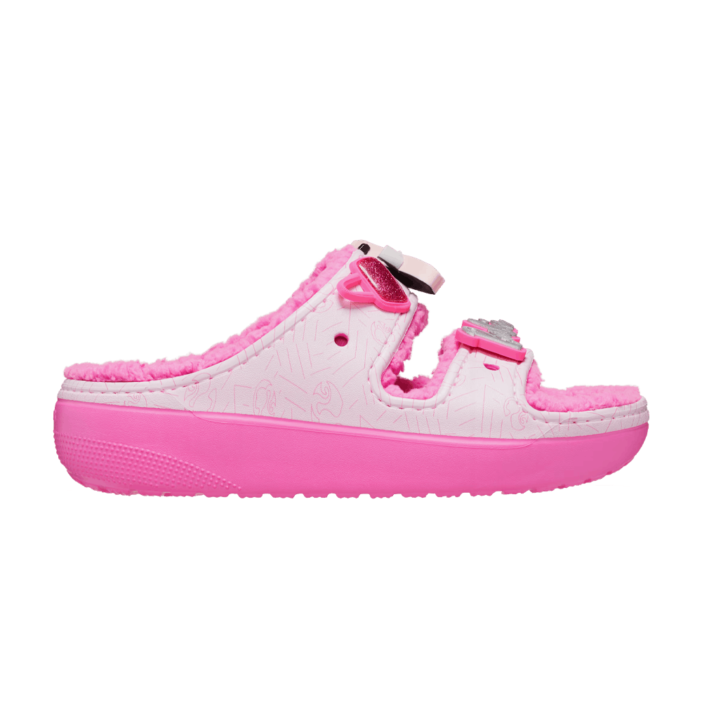 Сандалии Crocs Barbie x Classic Cozzzy Sandal 'Electric Pink'