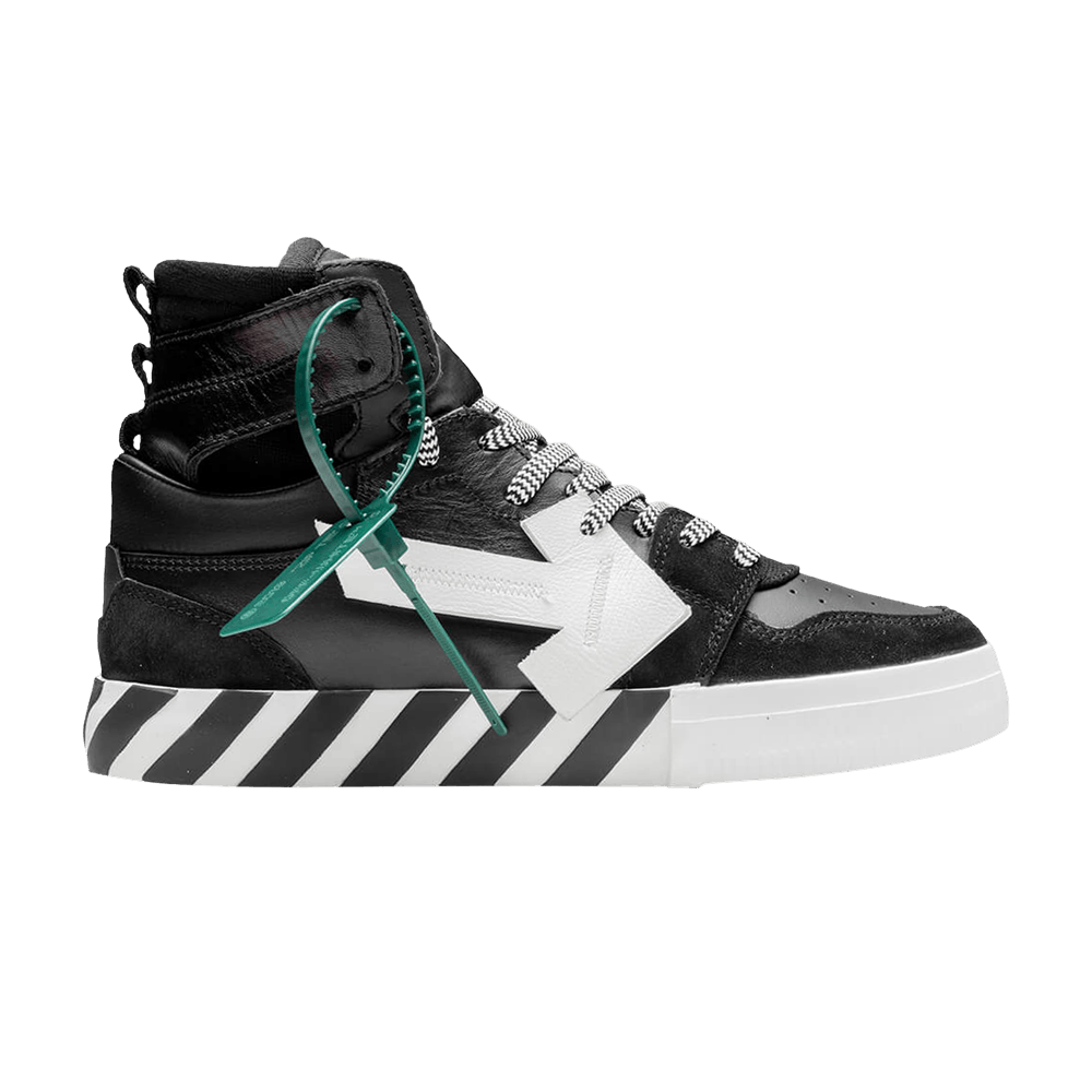 Кроссовки Off-White High Top Vulcanized 'Black White'