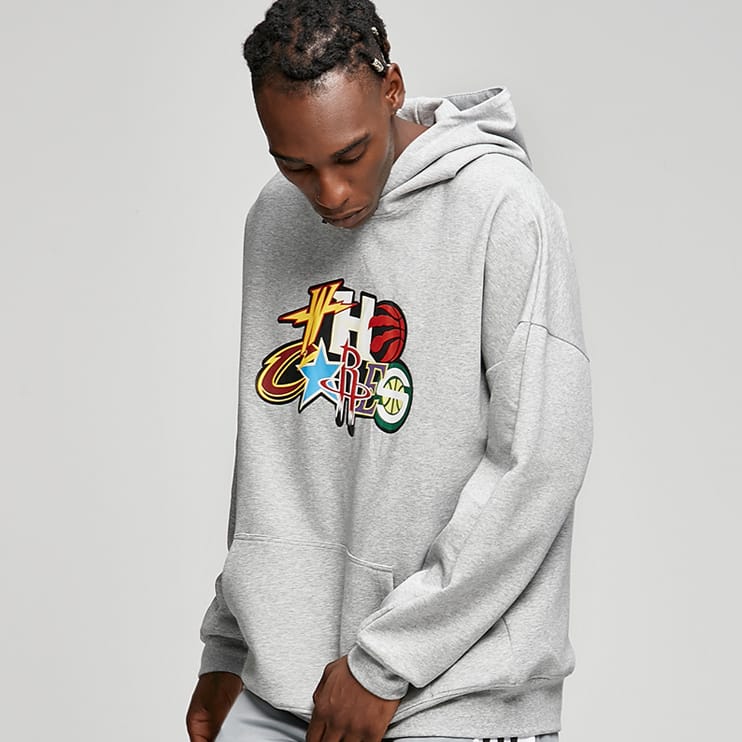 Худи Ehot Who Cares Grey Hoodie
