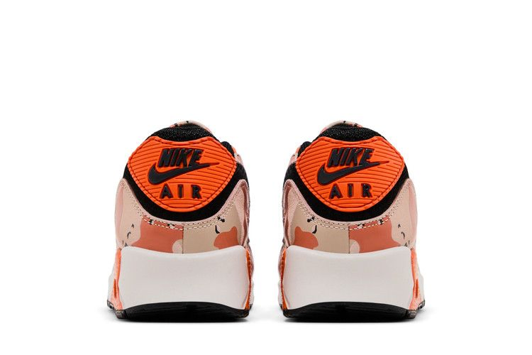 Кроссовки Nike Air Max 90 Premium 'Camo Pack - Bio Beige Safety Orange'