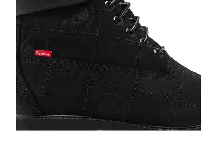 Кроссовки Supreme x Timberland 6 Inch Premium Waterproof Boot 'Patchwork - Black'