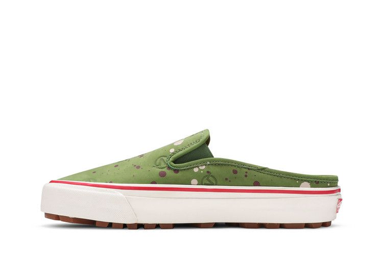 Кроссовки Vans LQQK Studios x OG Mule LX 'Circle V - Splatter Green'