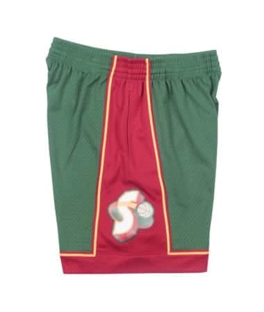 Спортивные шорты Mitchell & Ness Seattle Supersonics 1995-96 Hardwood Classics Throwback Swingman NBA Shorts